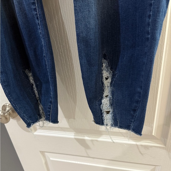 Judy Blue Workin' It Leopard Patch‎ Skinny Jeans, size 20W - Picture 5 of 9